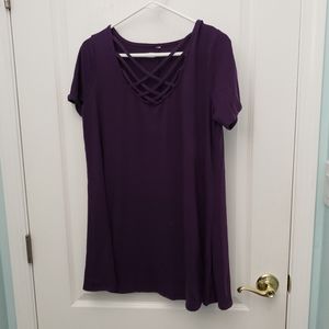 Purple Flowy Top